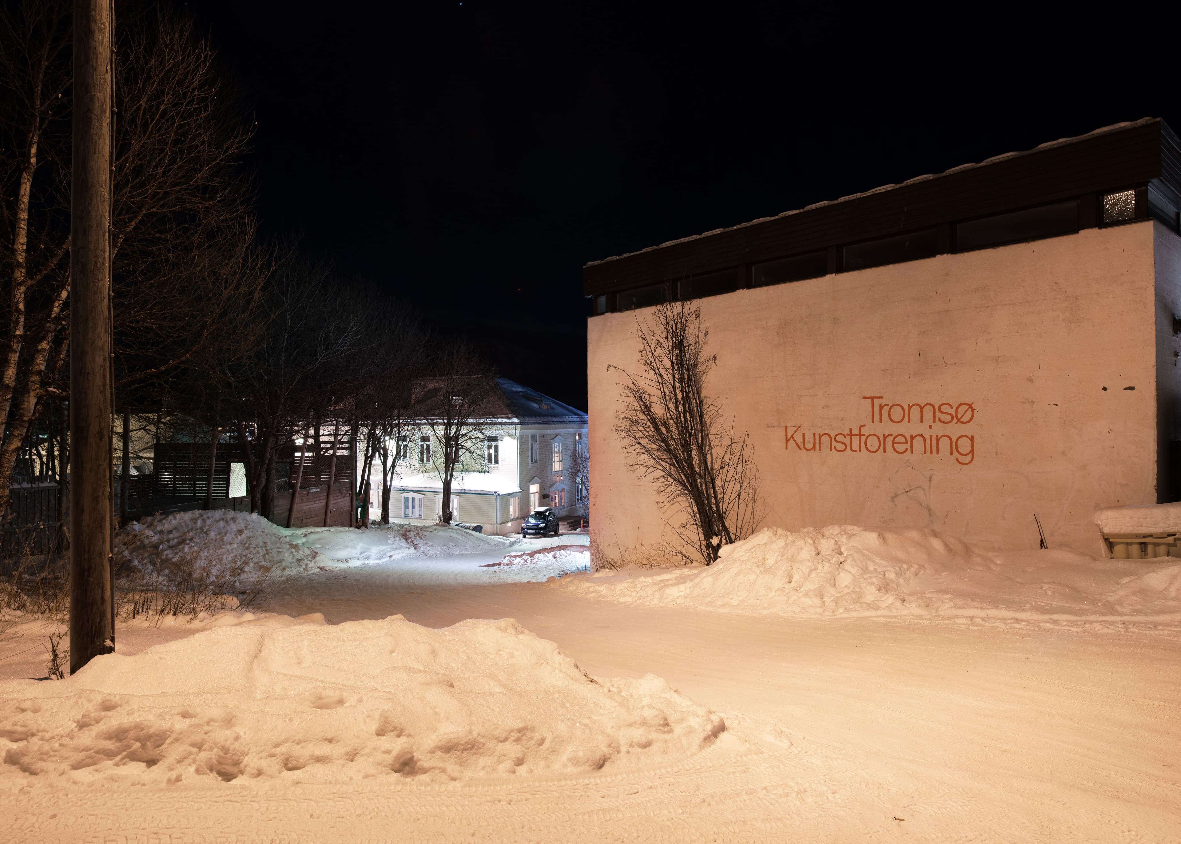 The temporary location of Tromsø Kunstforening in Mellomvegen.